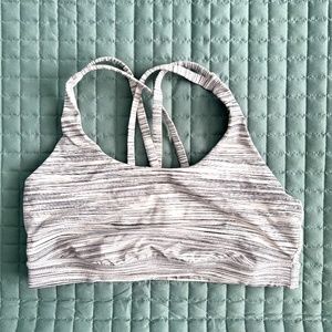 Lululemon Energy Bra Size 8 Gray